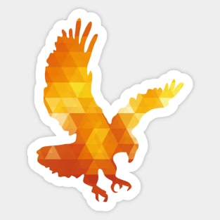 Eagle Harlequin Sticker